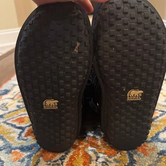 Sorel Ahnah Apres-Ski Black Fur-Trimmed Winter Boots - Picture 6 of 7